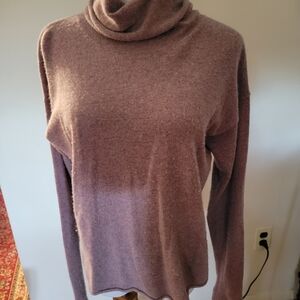 Free People Soft Purple Turtleneck Sweater
